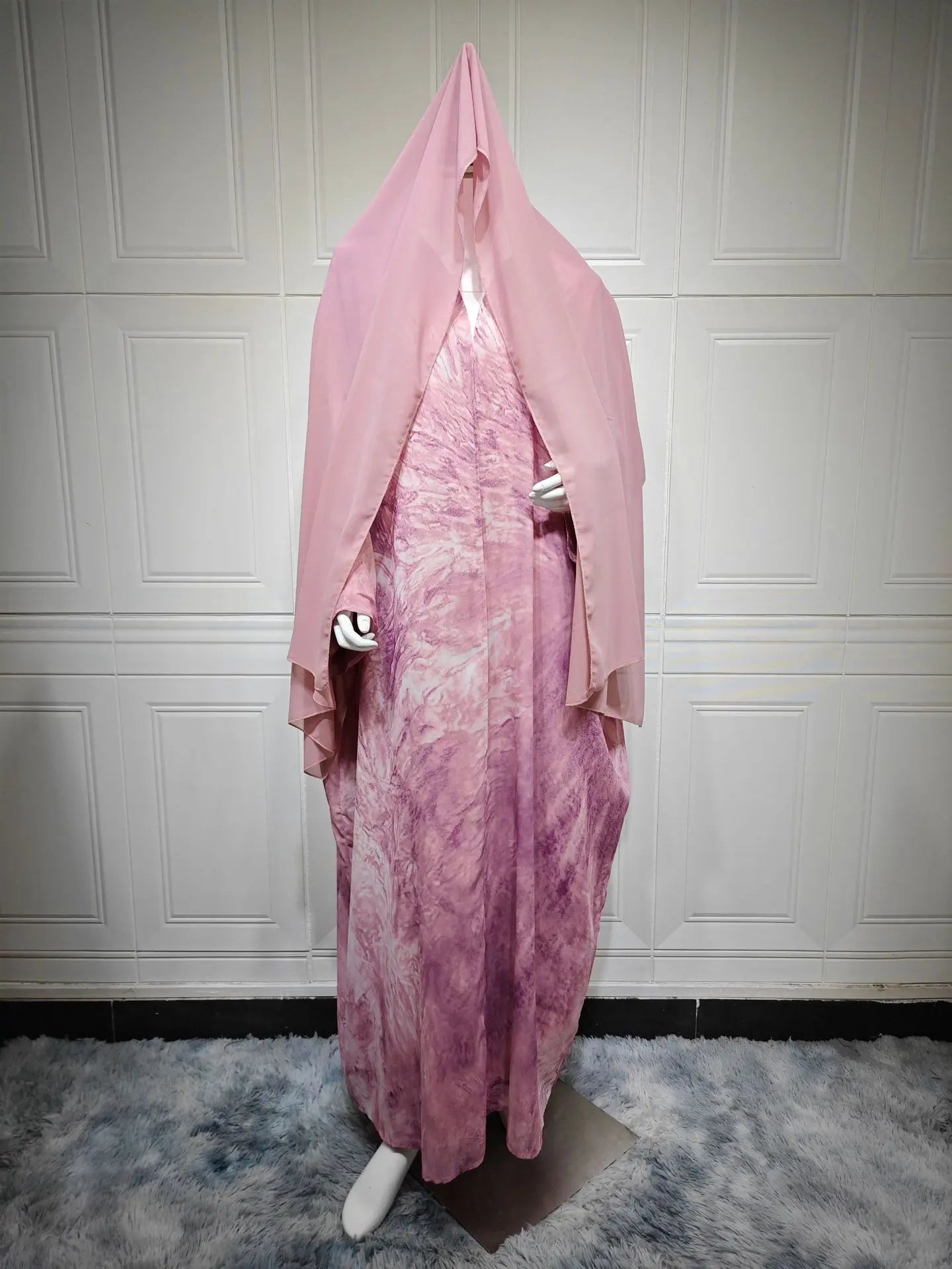 Multi Color Tie Dye Abaya