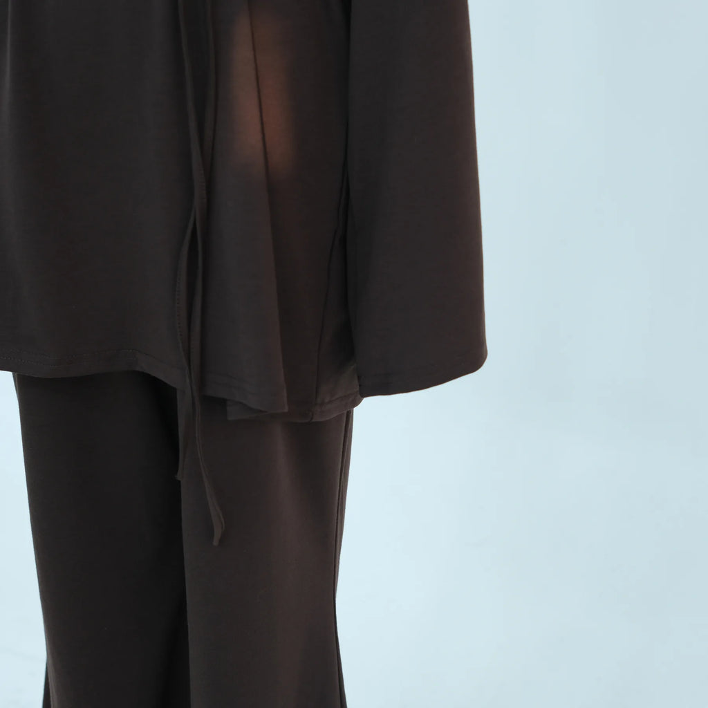 Navy Blue Islamic Two Piece Set