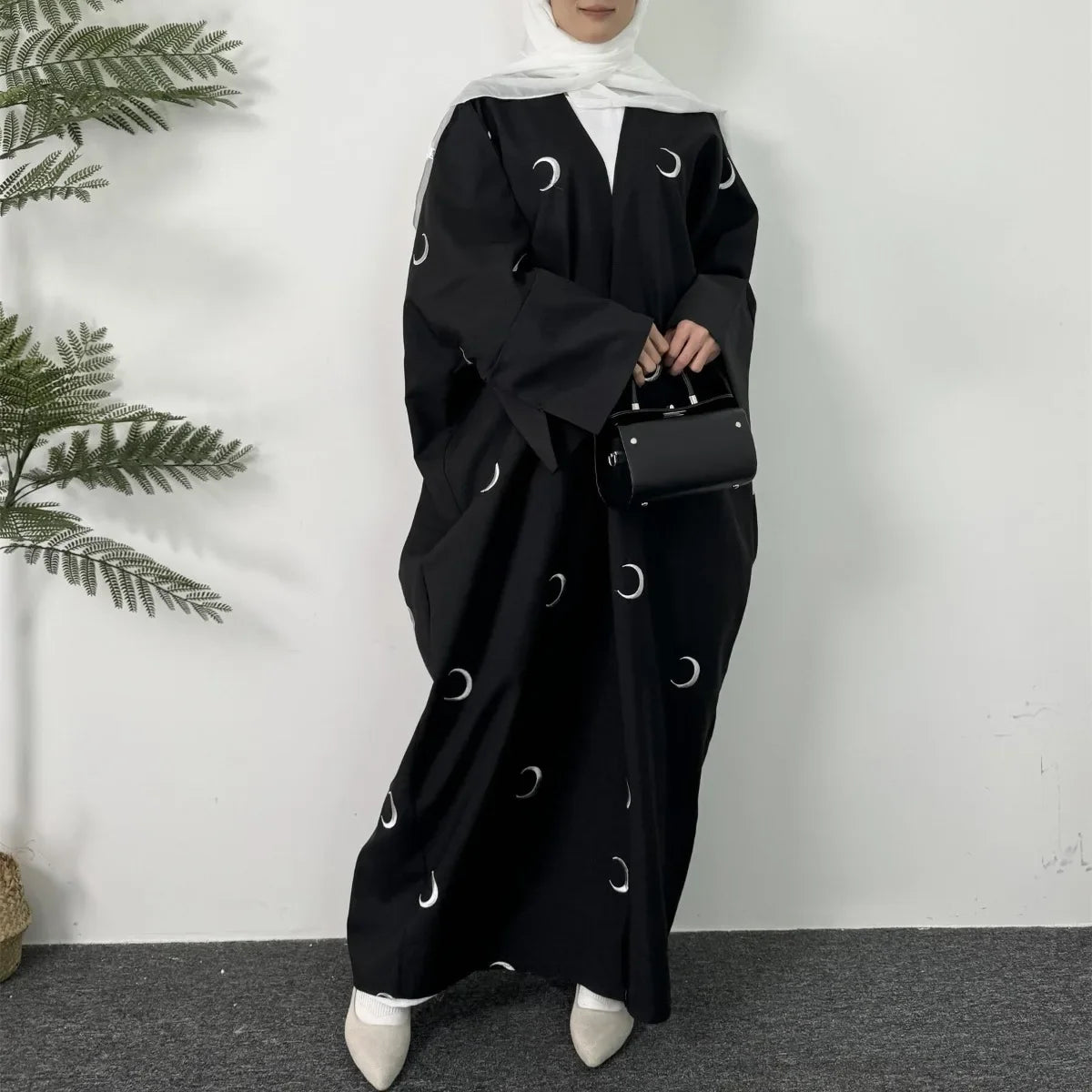 Open Front Abaya