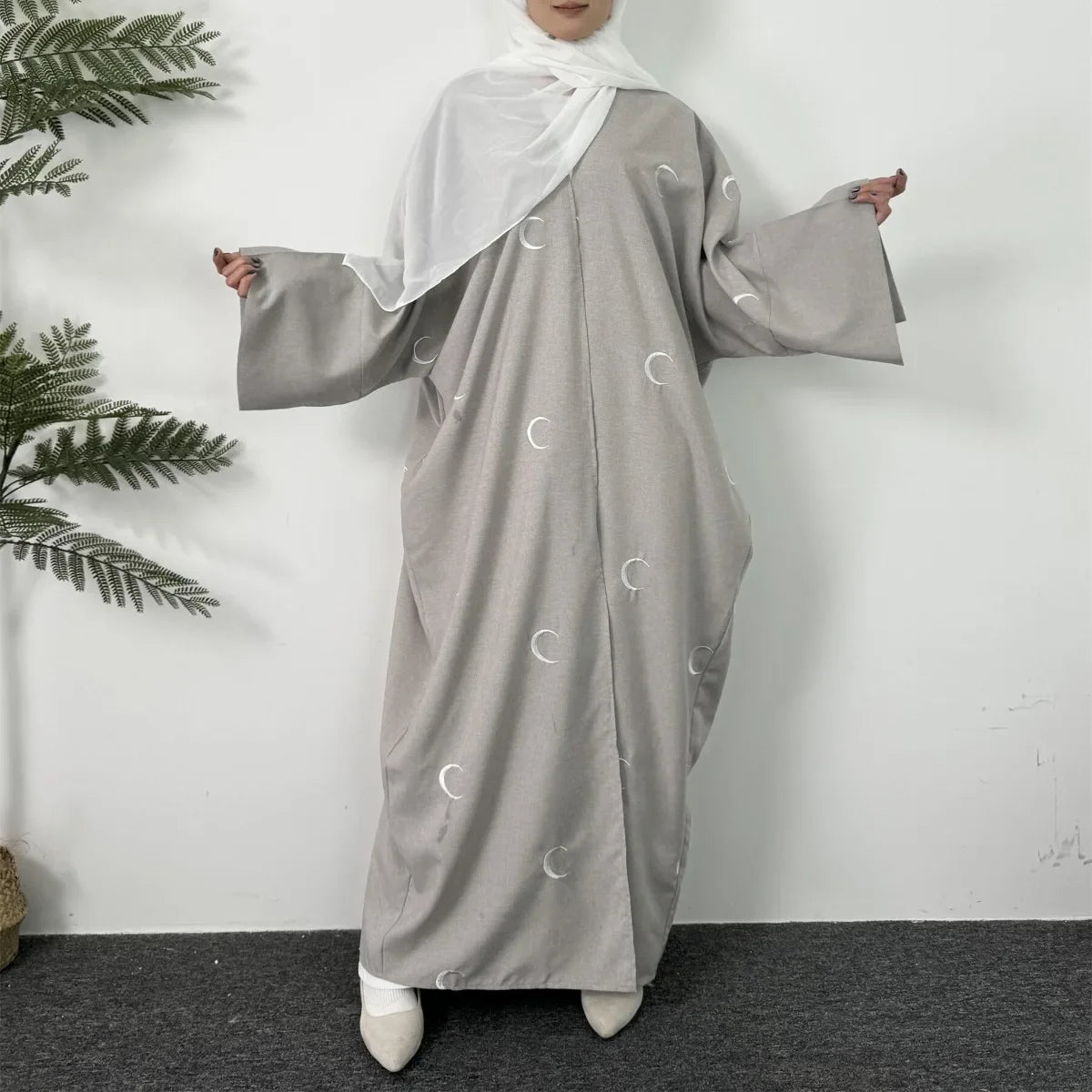 Open Front Abaya
