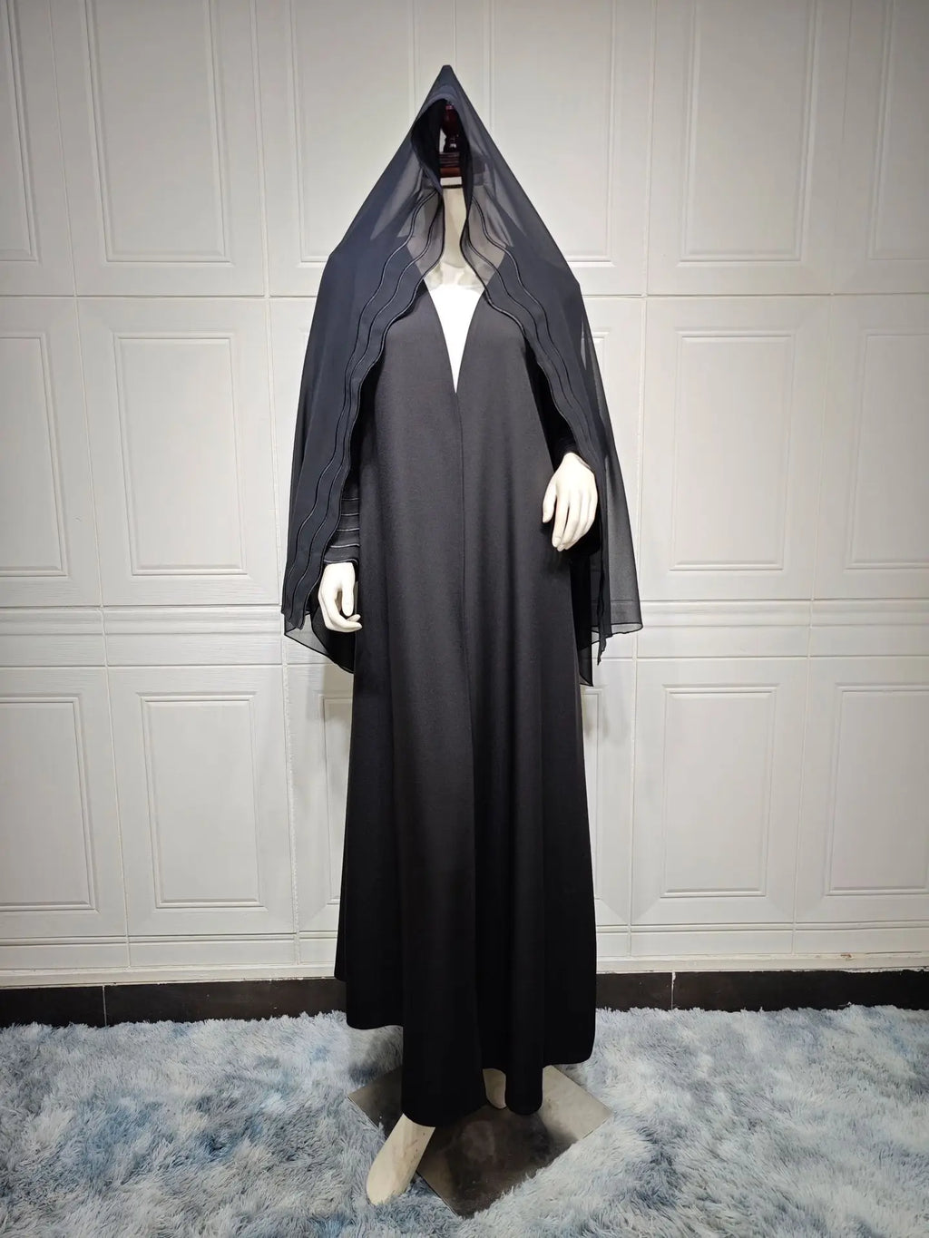 Turkey Abaya Jacket Headscarf