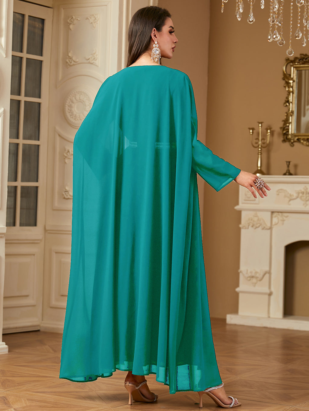 Europe Casual Embroidery Lace Dress