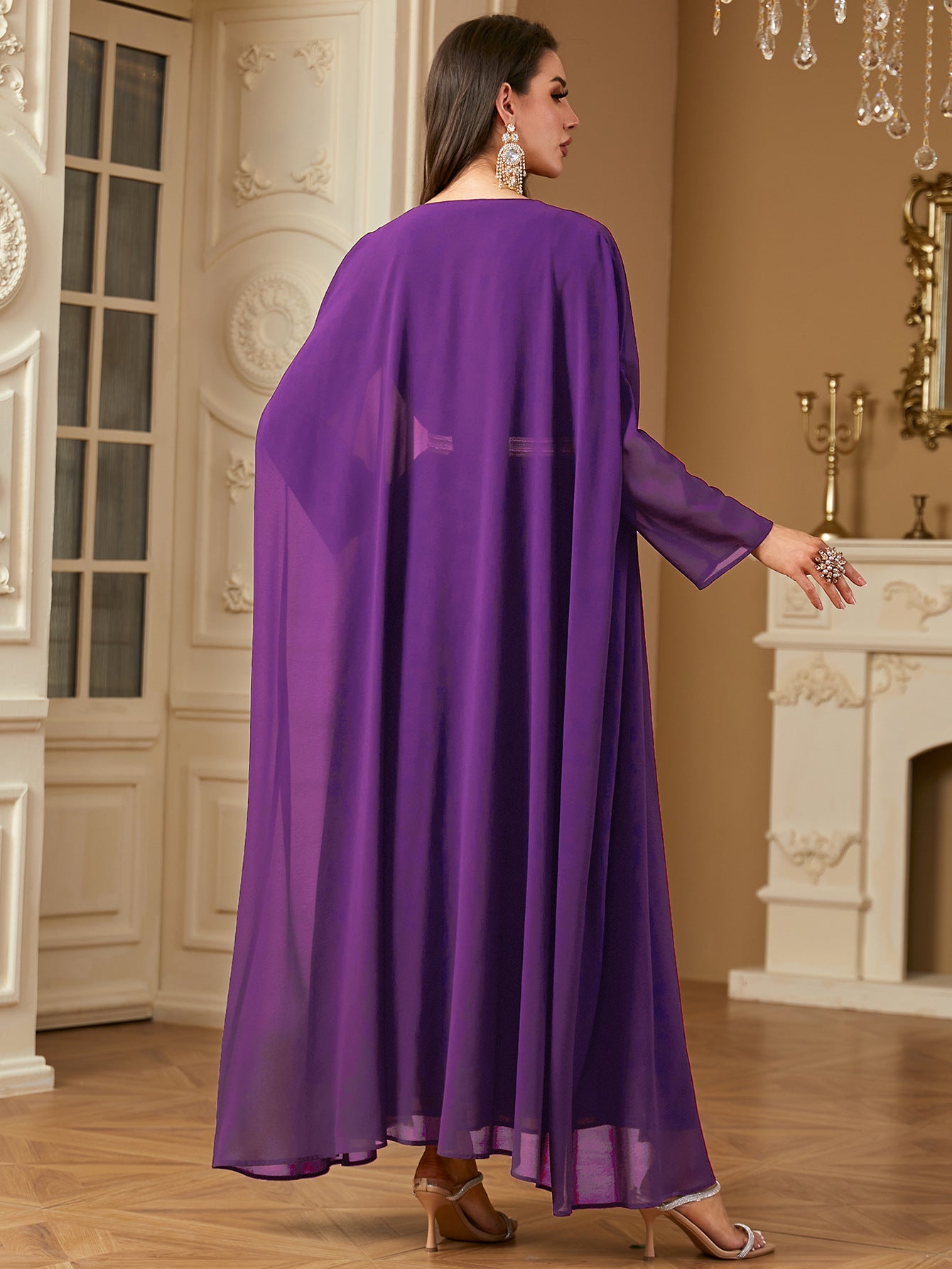 Europe Casual Embroidery Lace Dress