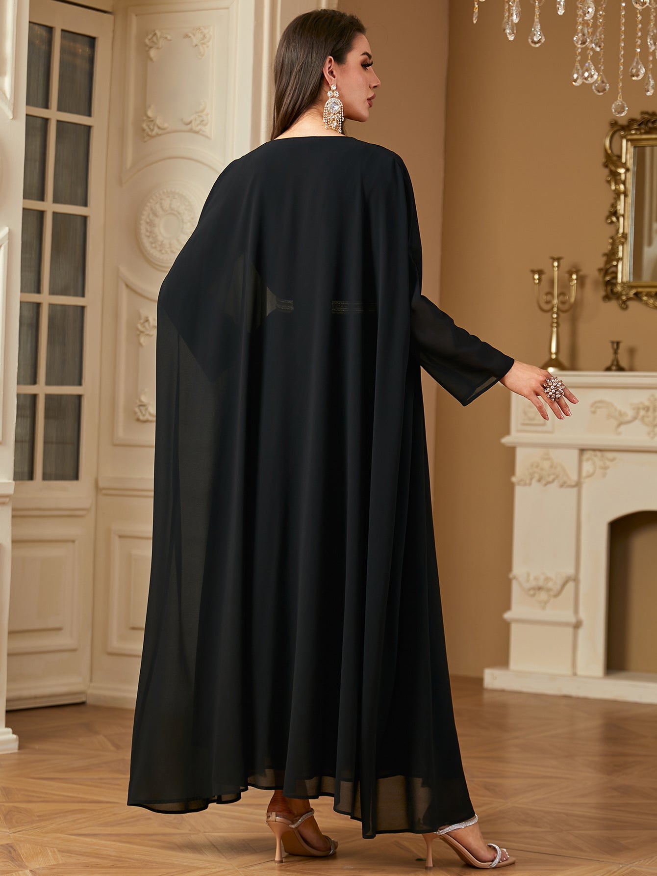 Europe Casual Embroidery Lace Dress