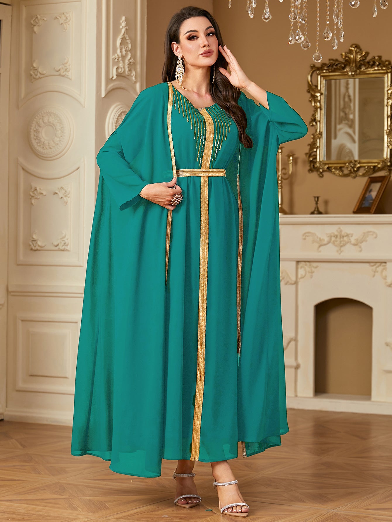 Europe Casual Embroidery Lace Dress