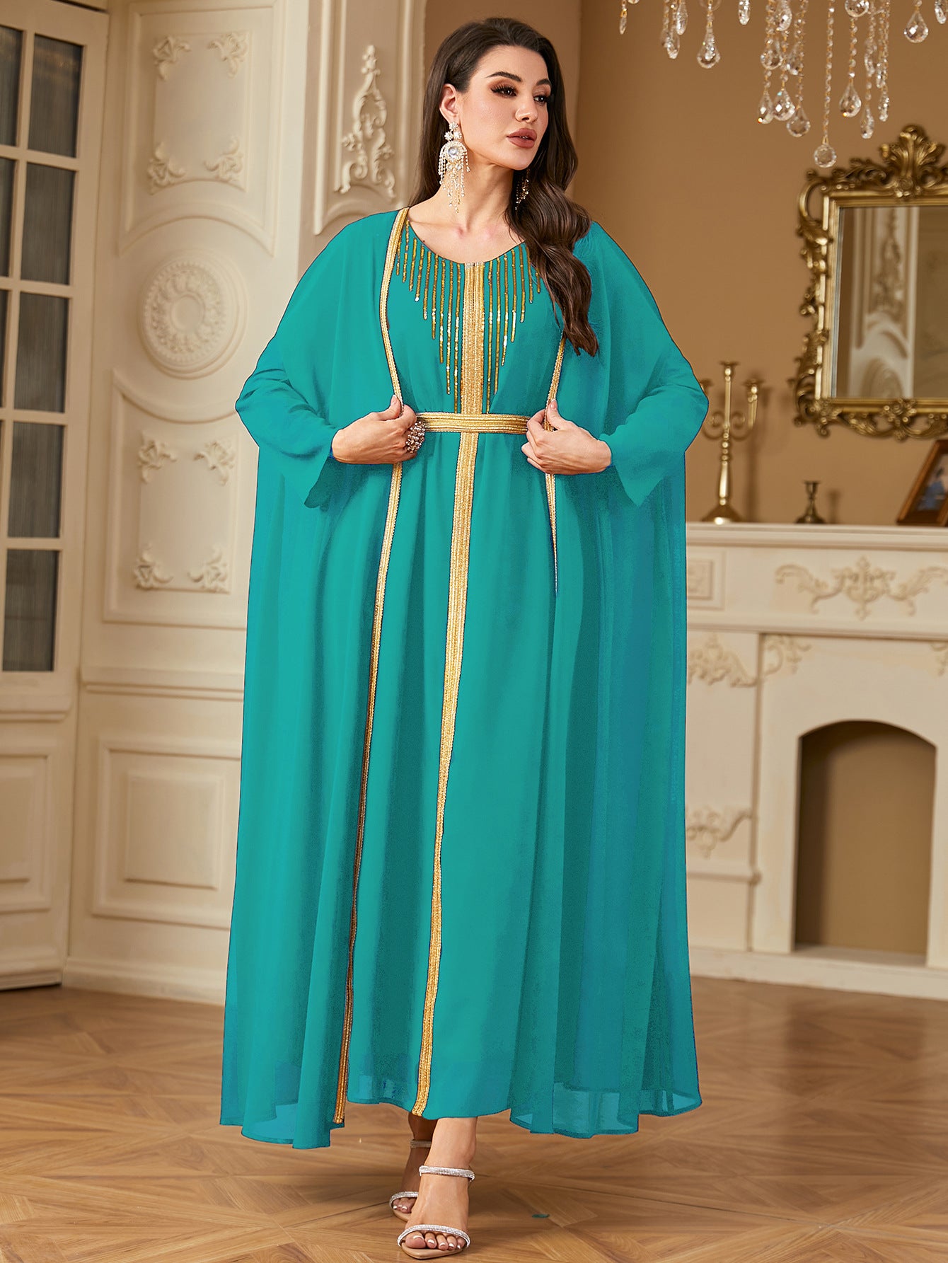 Europe Casual Embroidery Lace Dress