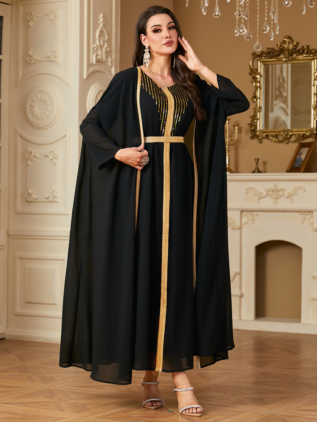 Europe Casual Embroidery Lace Dress