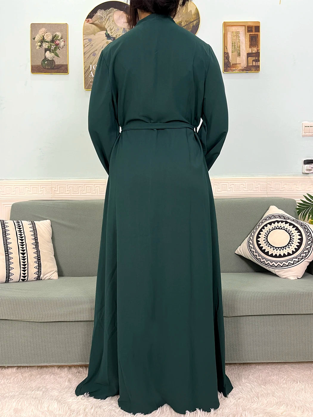 Abaya Loose Fit with hijab 2pc