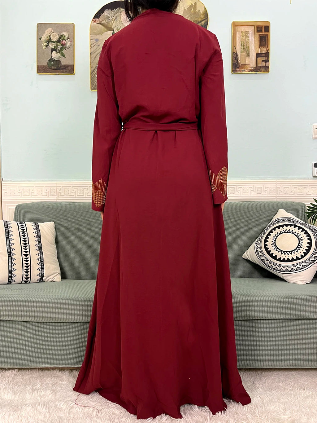 Abaya Loose Fit with hijab 2pc