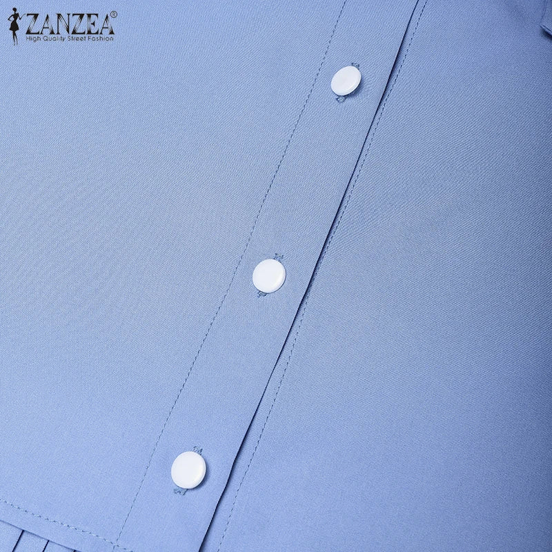 Sundress Patchwork Abaya Robe Femme