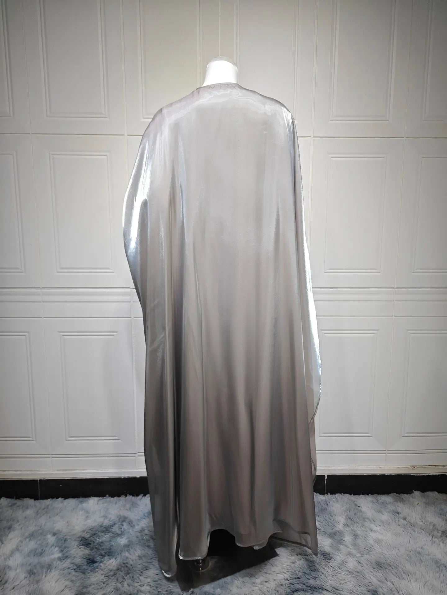 Abaya Cardigan Dresses Scarf Silky