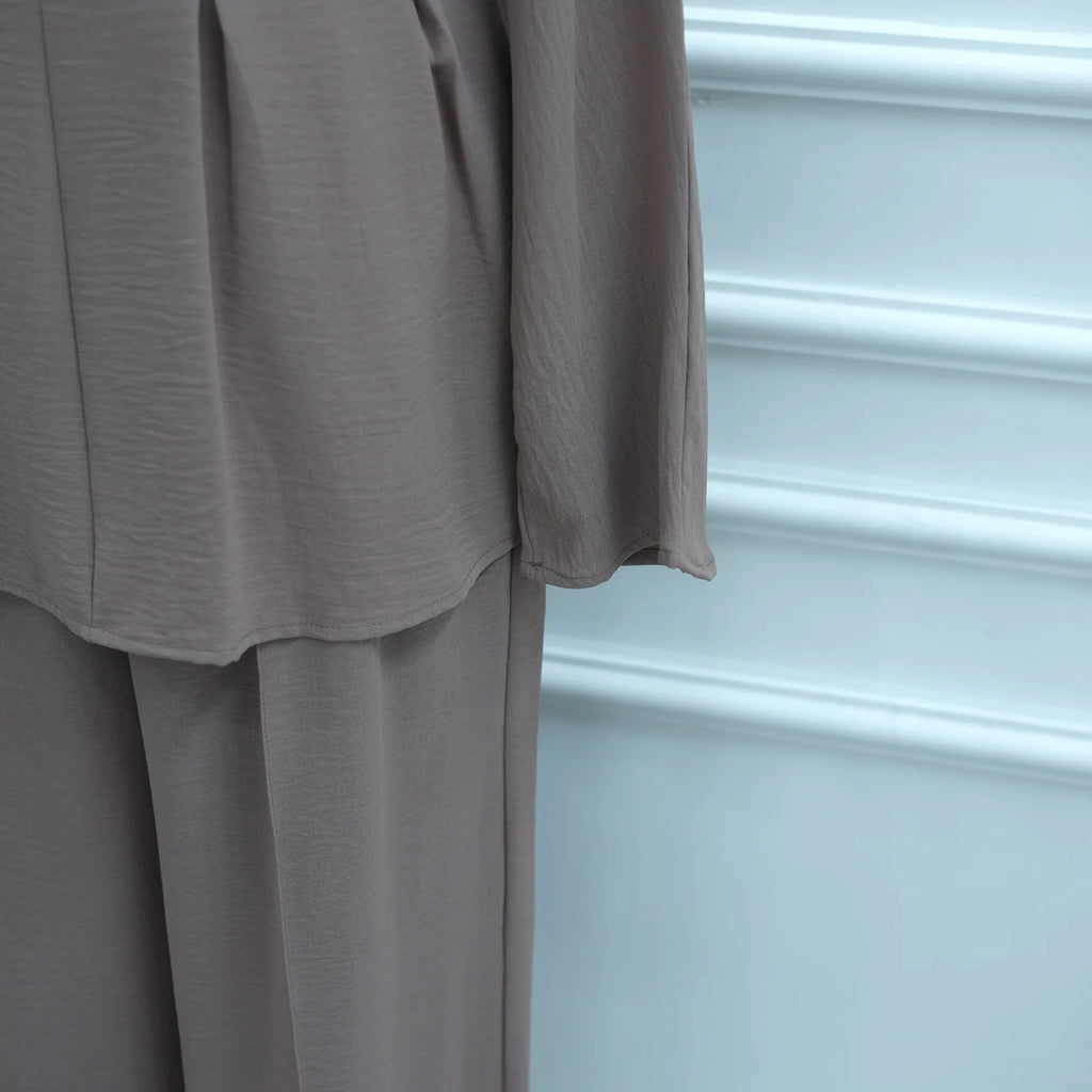 Shirt Straight Pant Sets 2 Piece