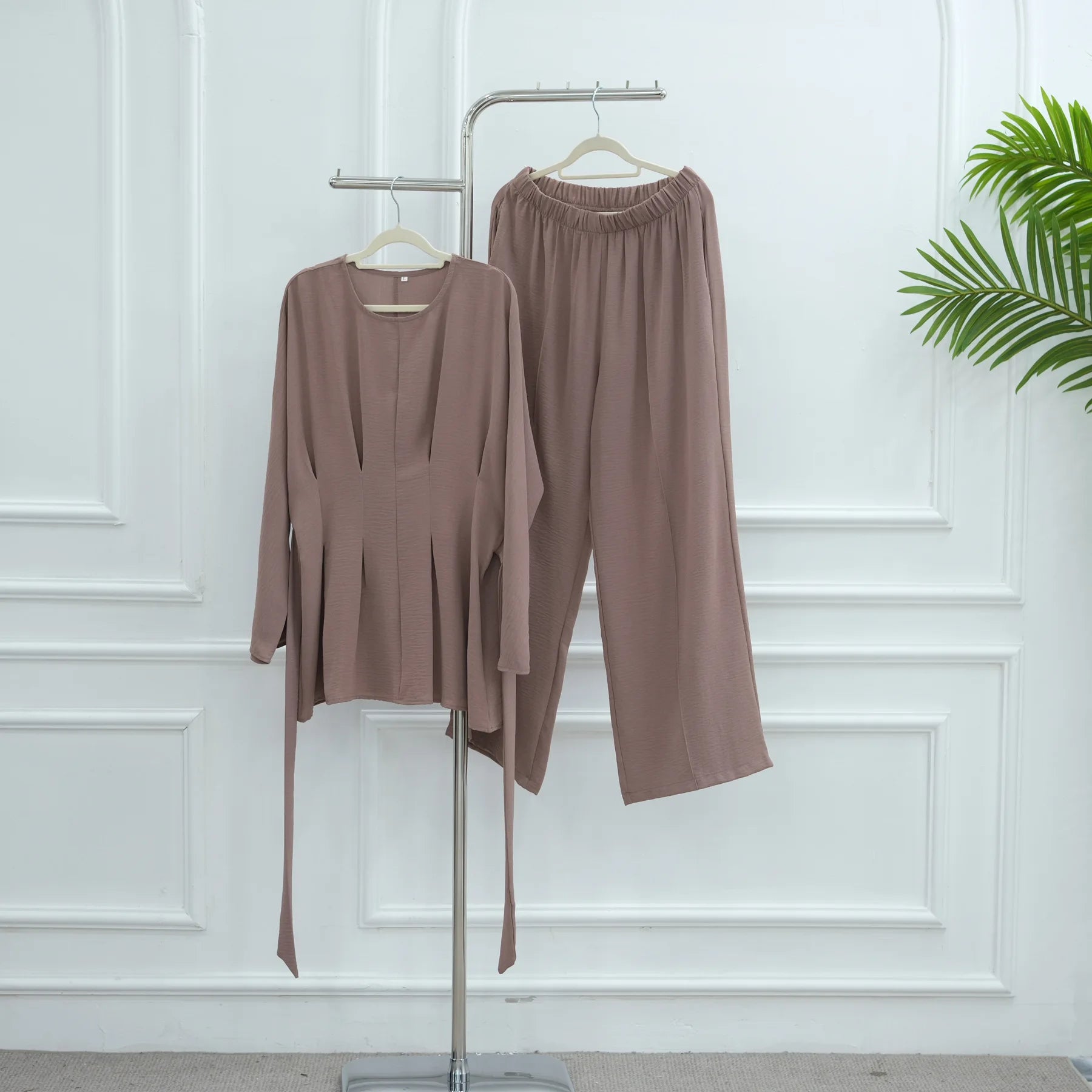 Shirt Straight Pant Sets 2 Piece