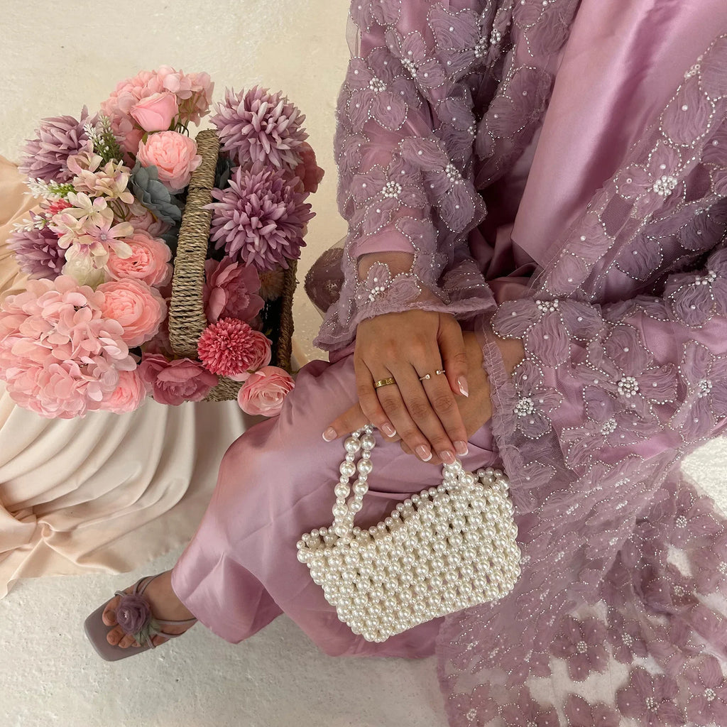 Flower Abaya Muslim Cardigan