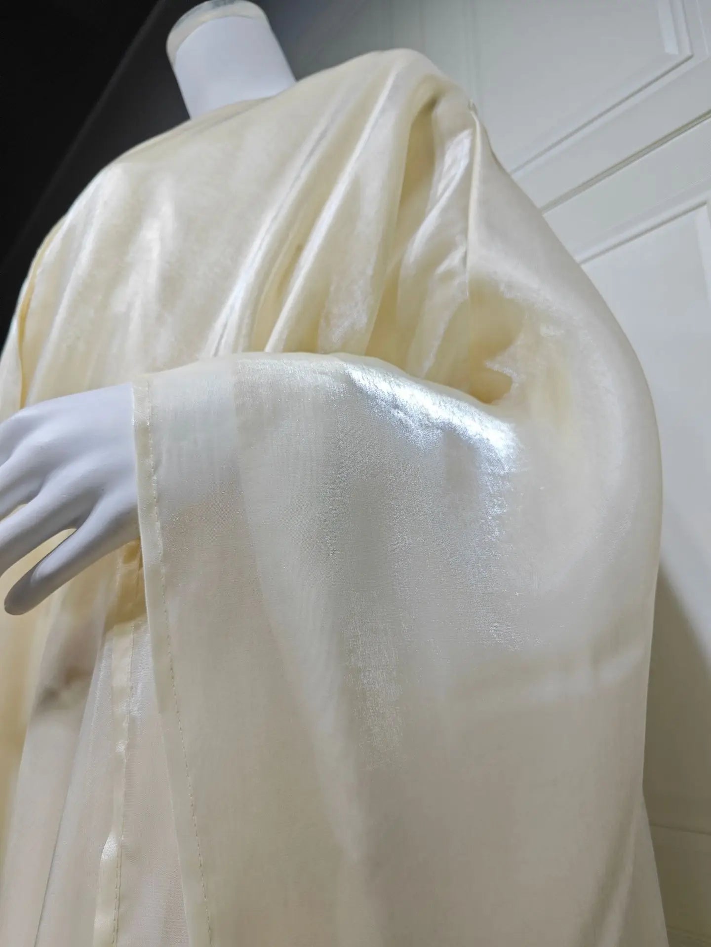 Abaya Cardigan Dresses Scarf Silky