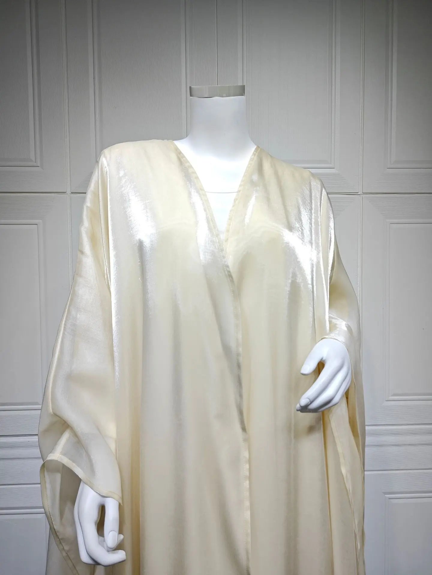 Abaya Cardigan Dresses Scarf Silky