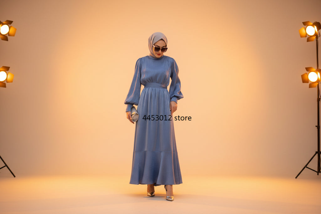 Luxury Muslim Dress Basic Plain  High Quality