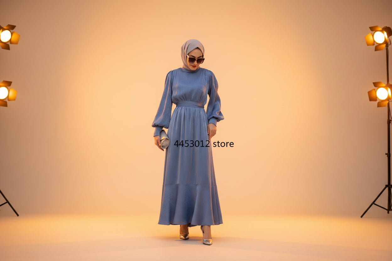 Luxury Muslim Dress Basic Plain  High Quality