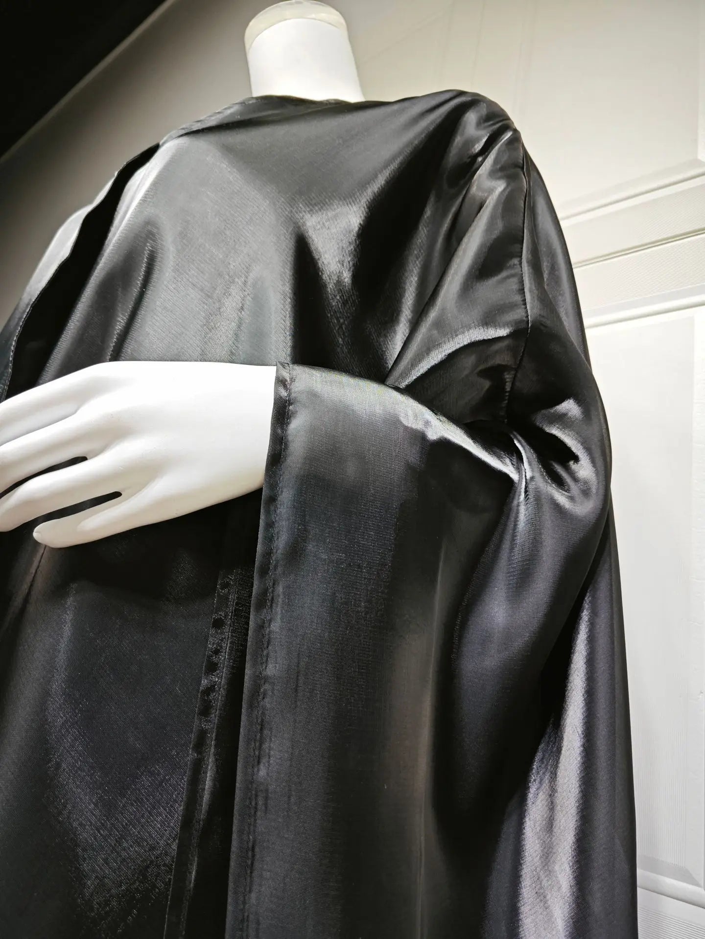 Abaya Cardigan Dresses Scarf Silky
