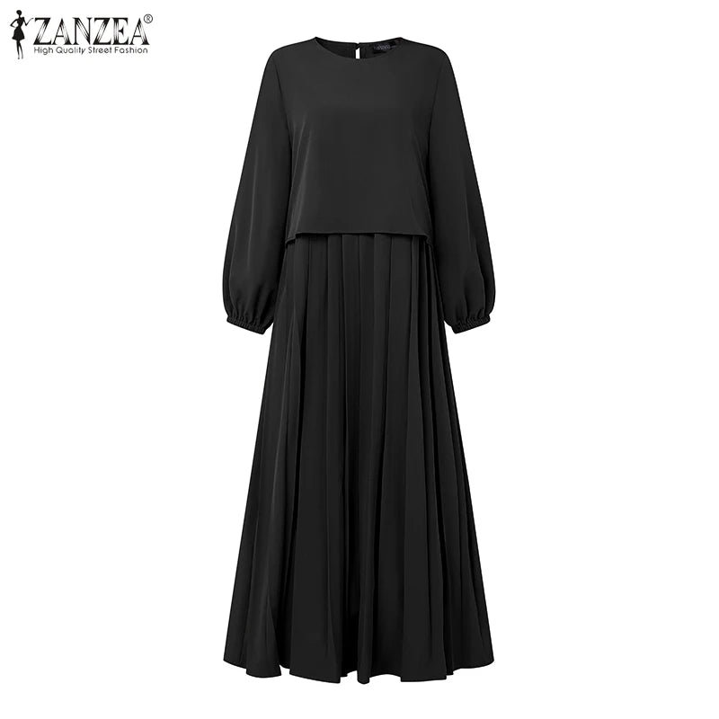 Autumn Abaya Robe Long Sleeve