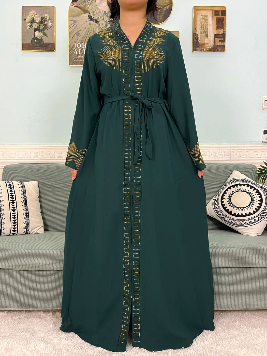 Abaya Loose Fit with hijab 2pc