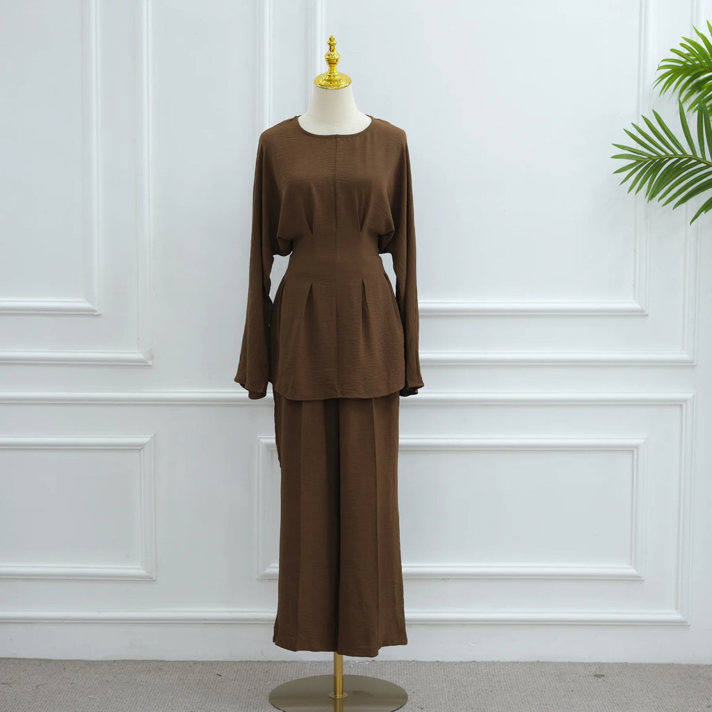 Shirt Straight Pant Sets 2 Piece