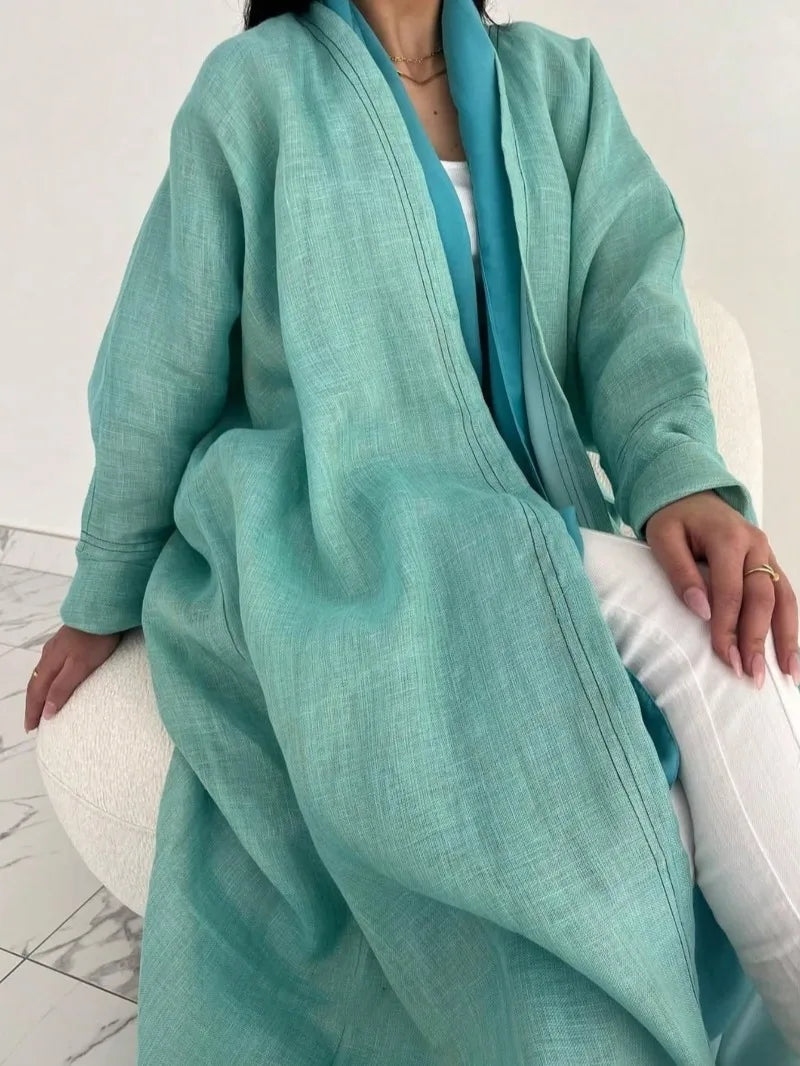 Full Sleeve Solid Loose Abaya