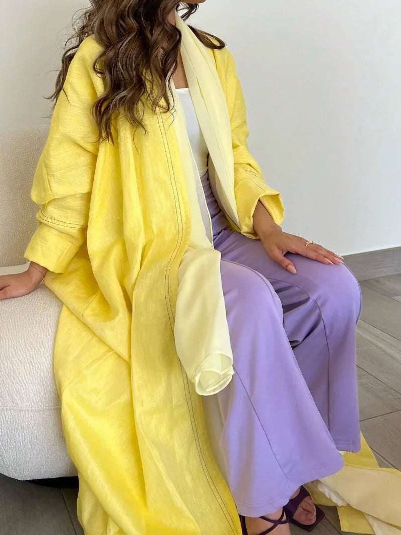 Full Sleeve Solid Loose Abaya