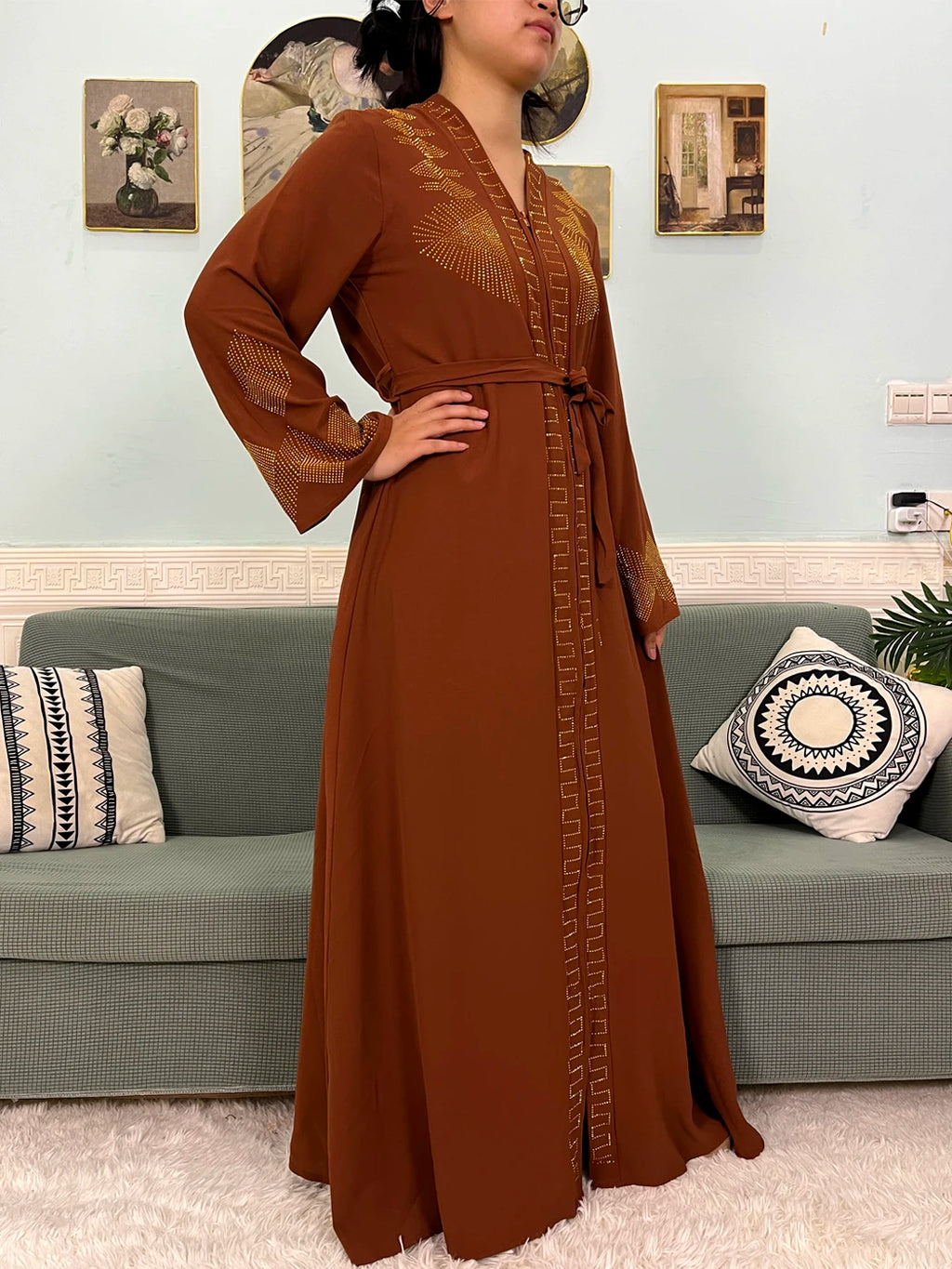 Abaya Loose Fit with hijab 2pc