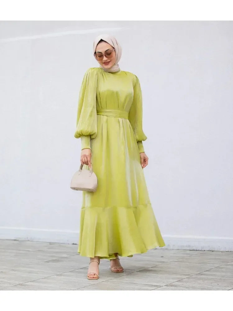 Luxury Muslim Dress Basic Plain  High Quality