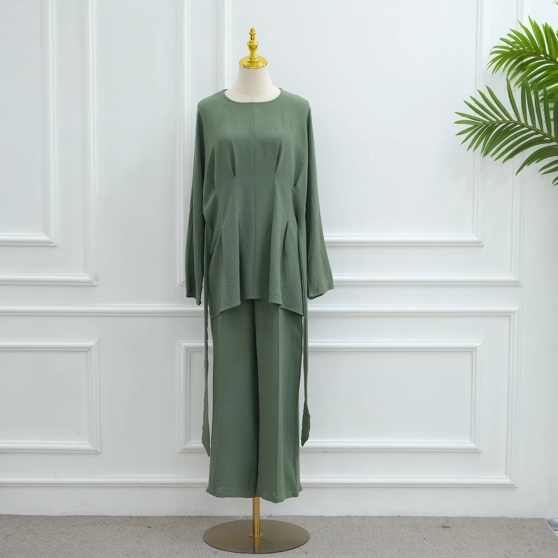 Shirt Straight Pant Sets 2 Piece