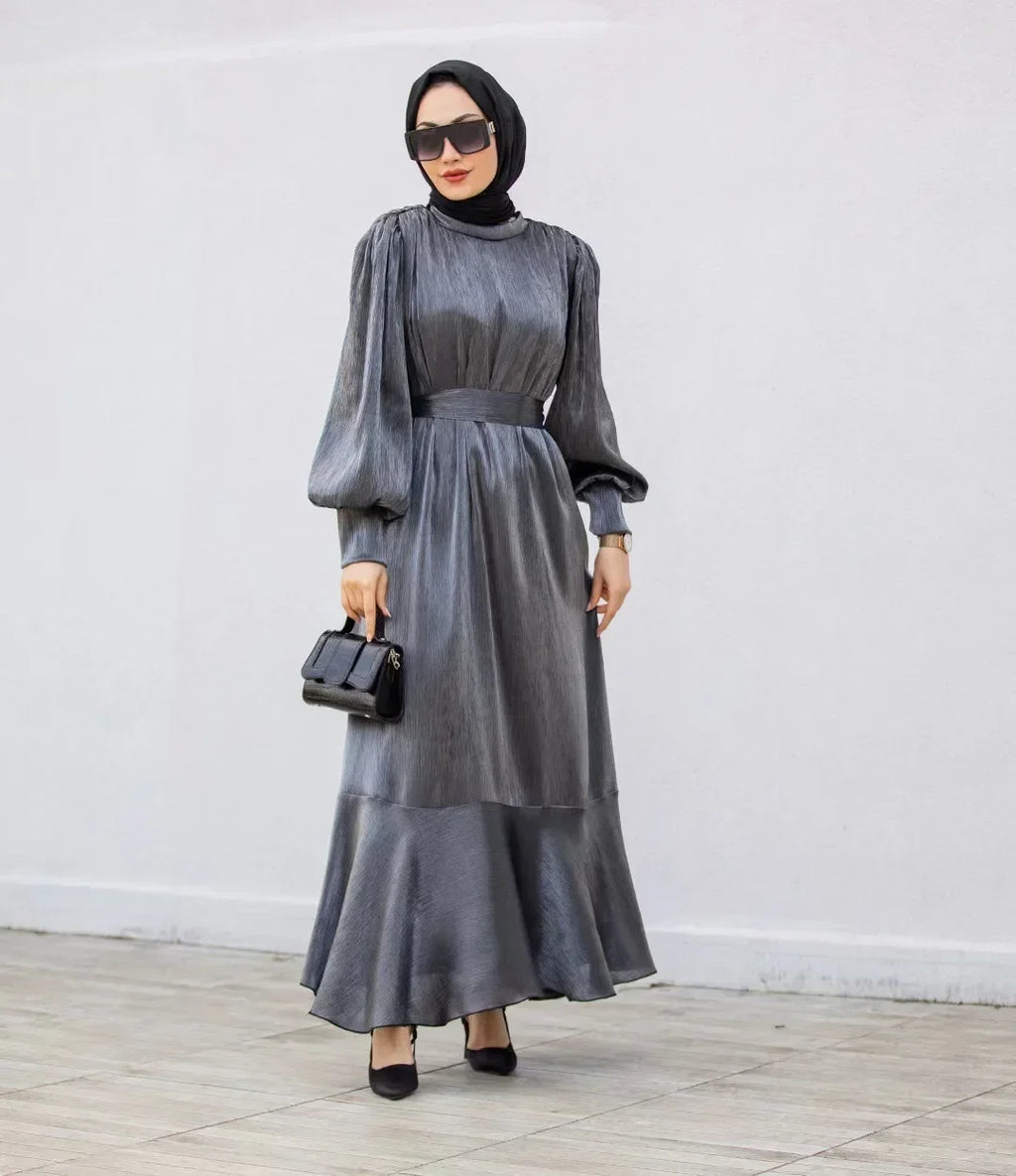 Luxury Muslim Dress Basic Plain  High Quality