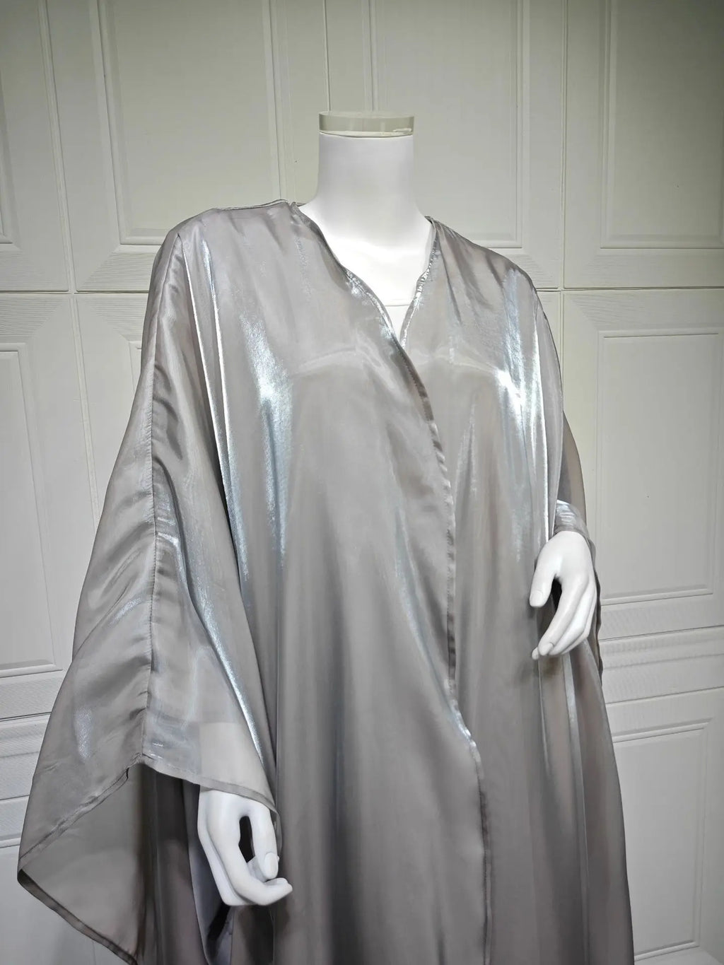 Abaya Cardigan Dresses Scarf Silky