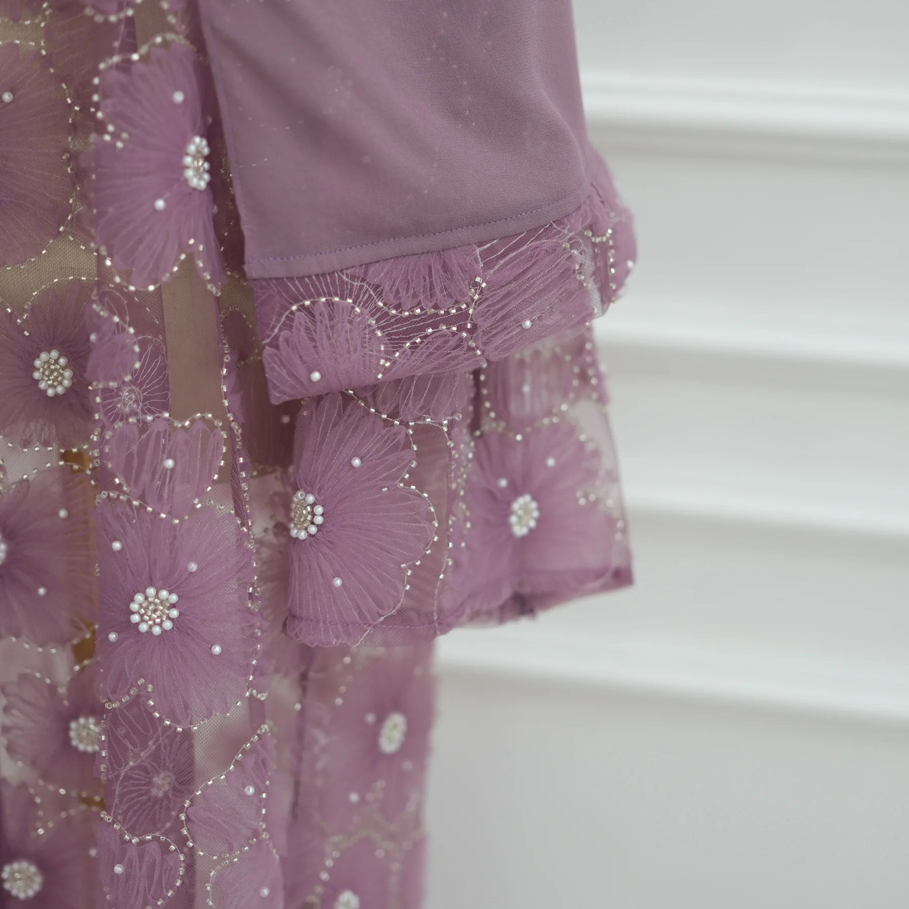 Flower Abaya Muslim Cardigan