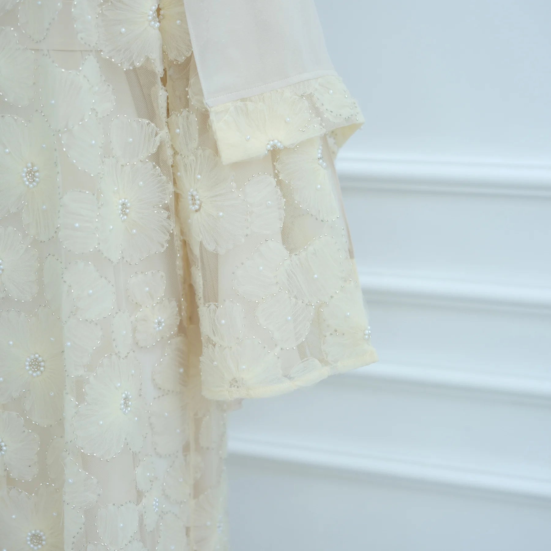 Flower Abaya Muslim Cardigan