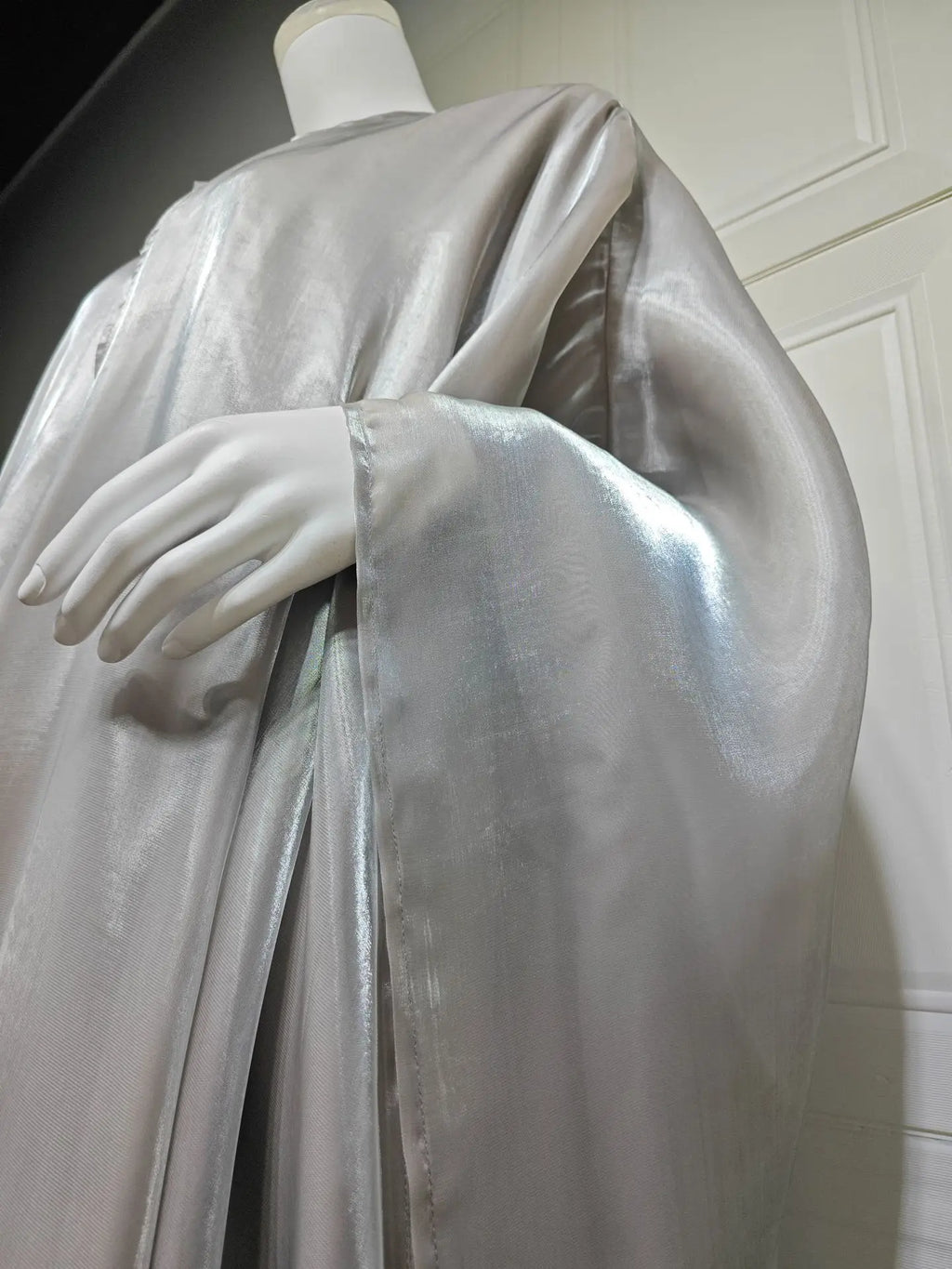 Abaya Cardigan Dresses Scarf Silky