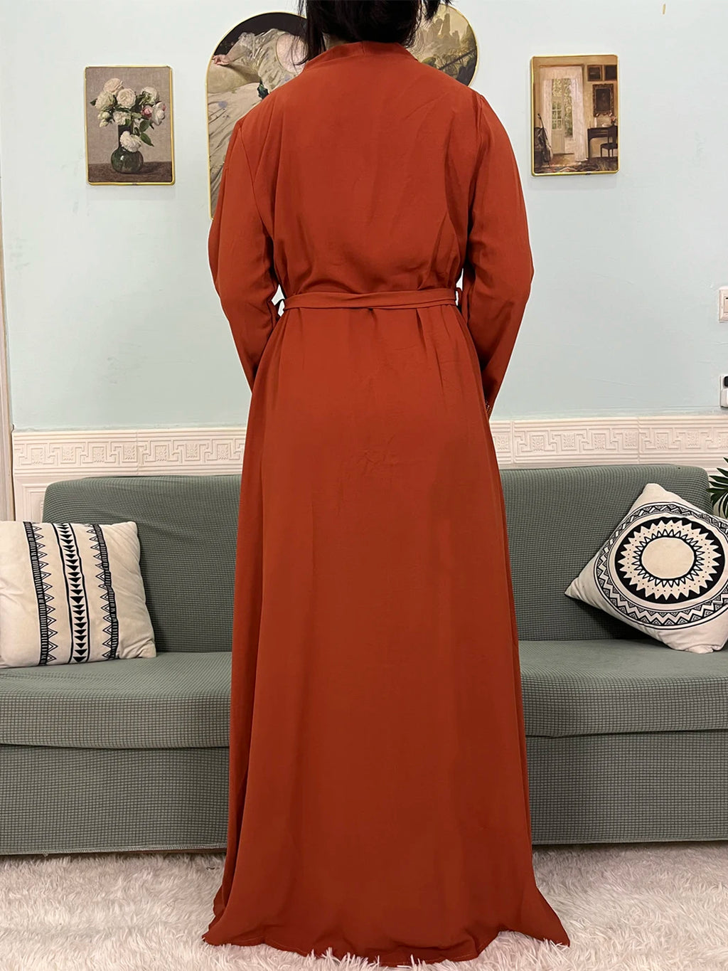 Abaya Loose Fit with hijab 2pc