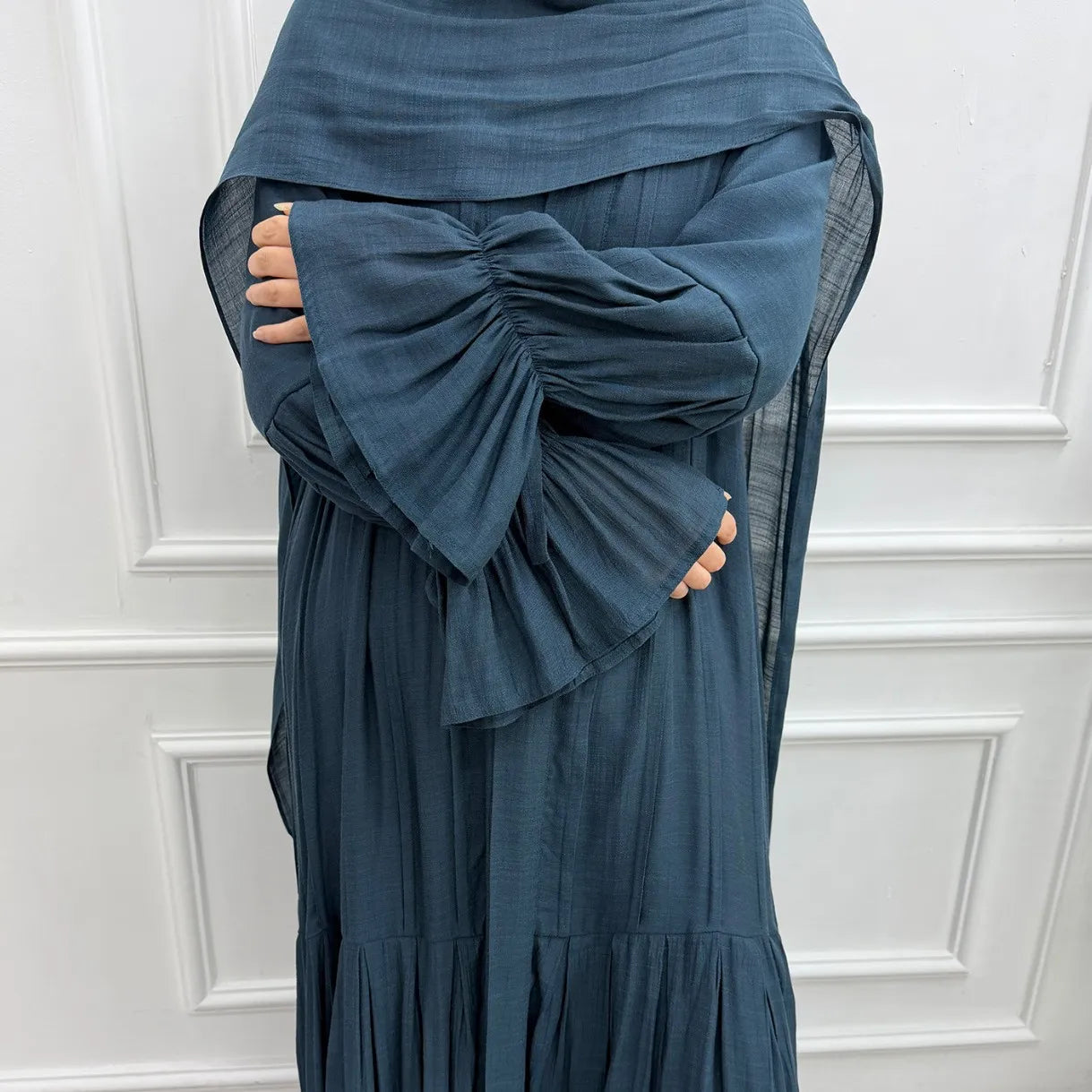 Abaya Dress Scarf 3 Piece Set