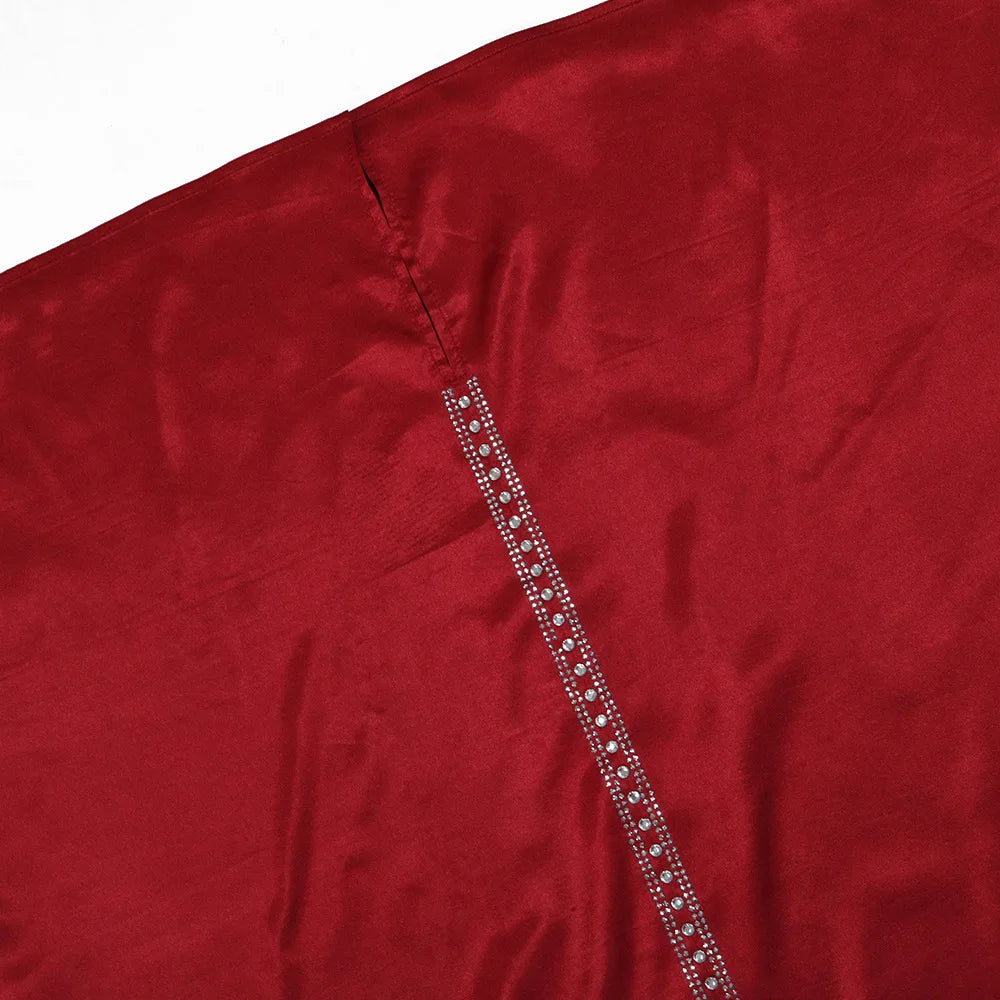 Long Sleeve Chiffon Cardigan Dress and Vest 2ps