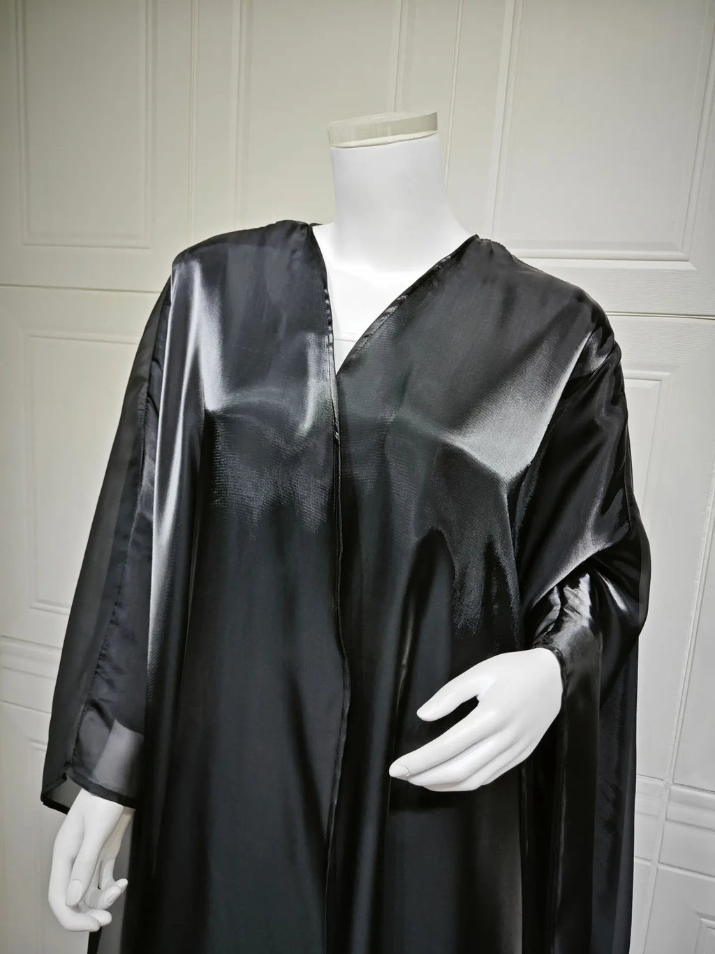 Abaya Cardigan Dresses Scarf Silky