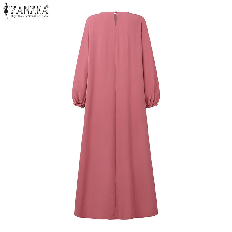 Autumn Abaya Robe Long Sleeve