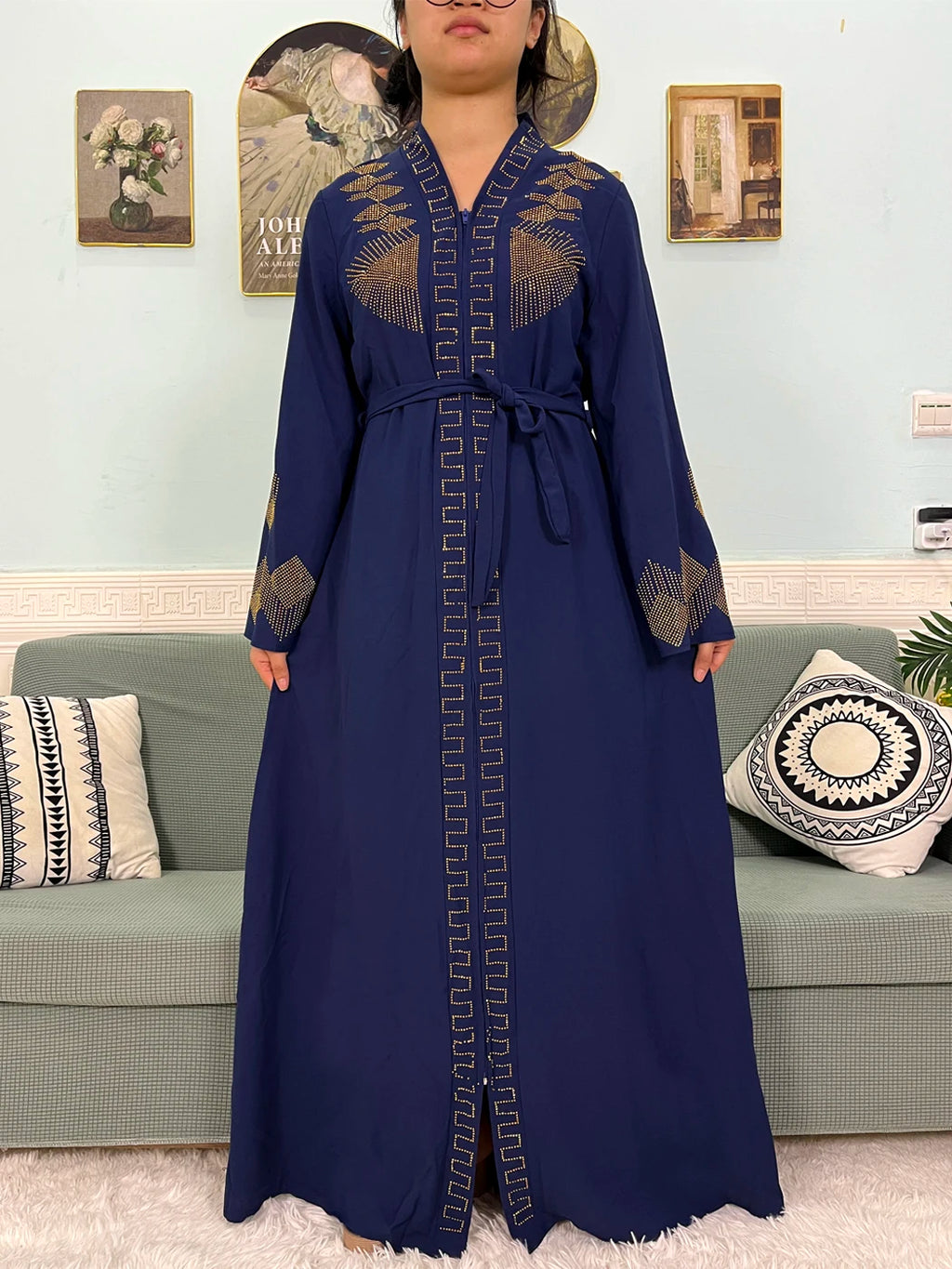 Abaya Loose Fit with hijab 2pc