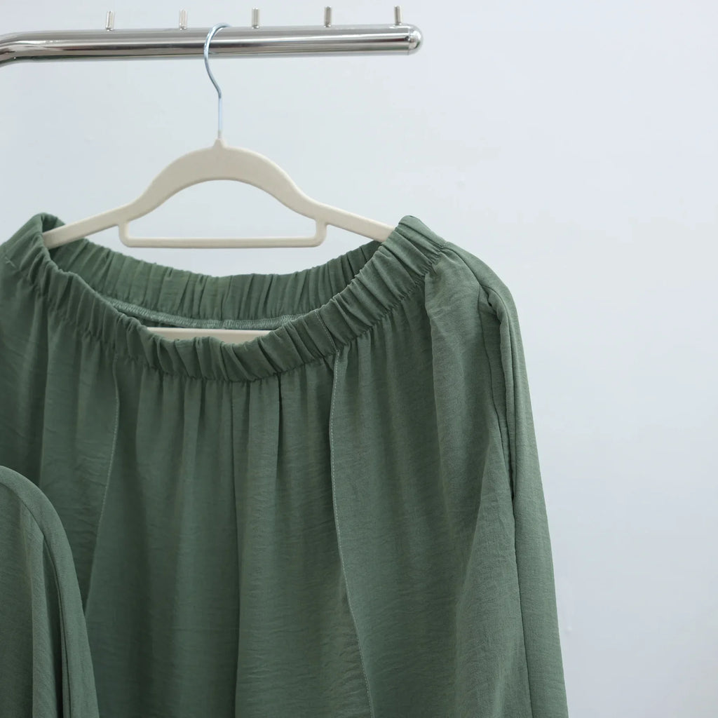 Shirt Straight Pant Sets 2 Piece