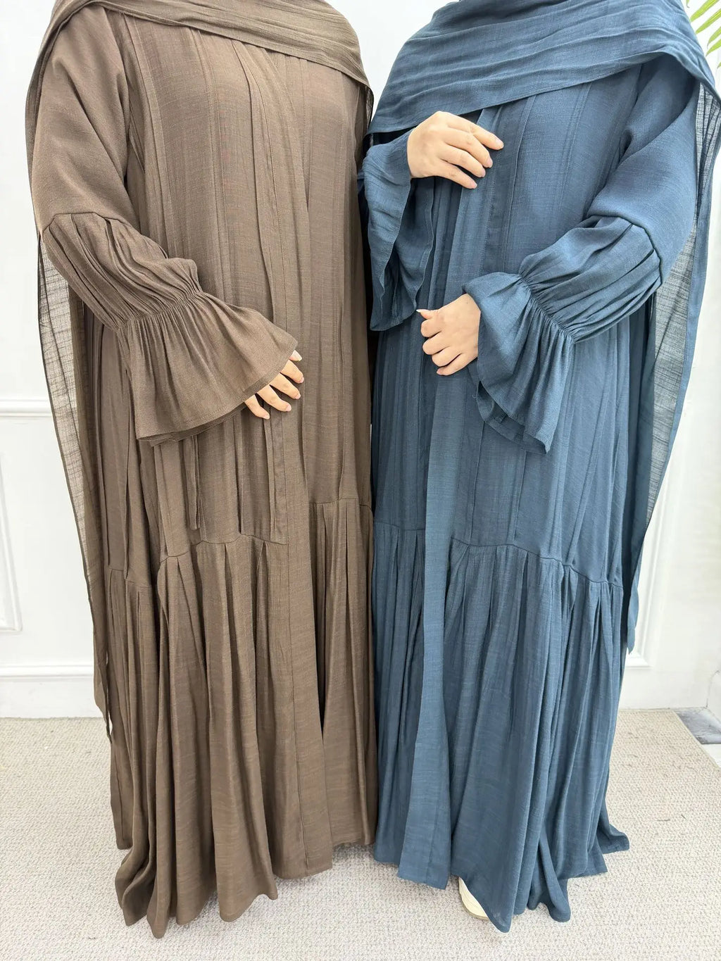 Abaya Dress Scarf 3 Piece Set