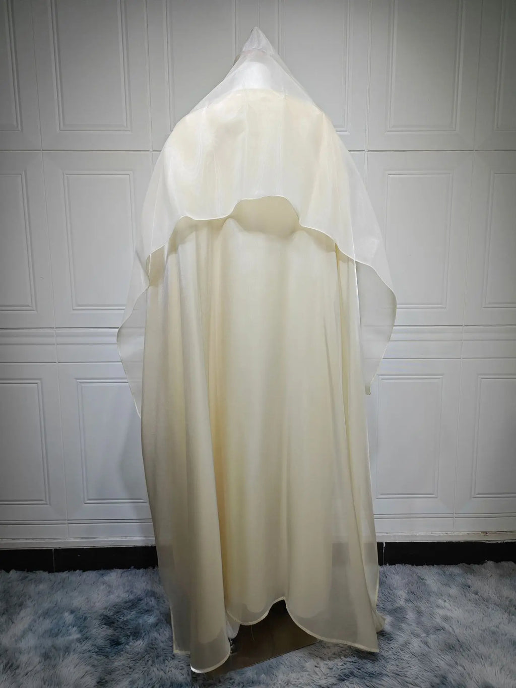 Abaya Cardigan Dresses Scarf Silky