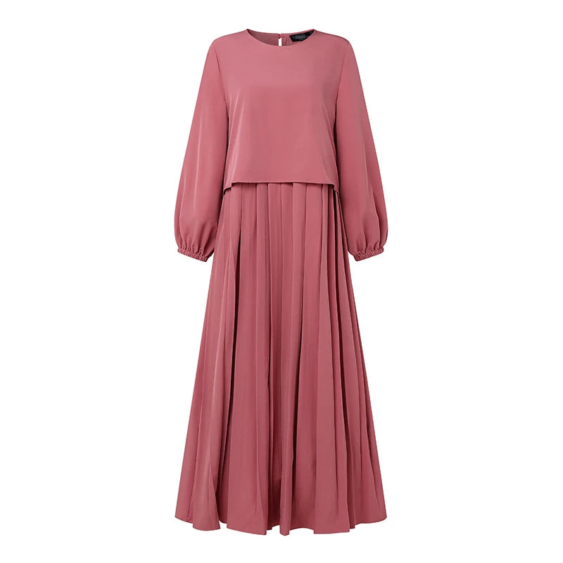 Autumn Abaya Robe Long Sleeve