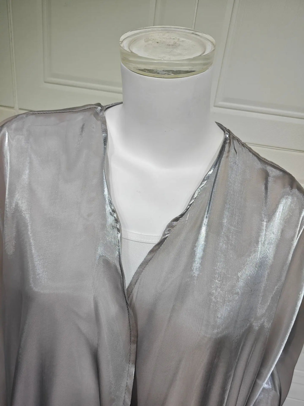 Abaya Cardigan Dresses Scarf Silky