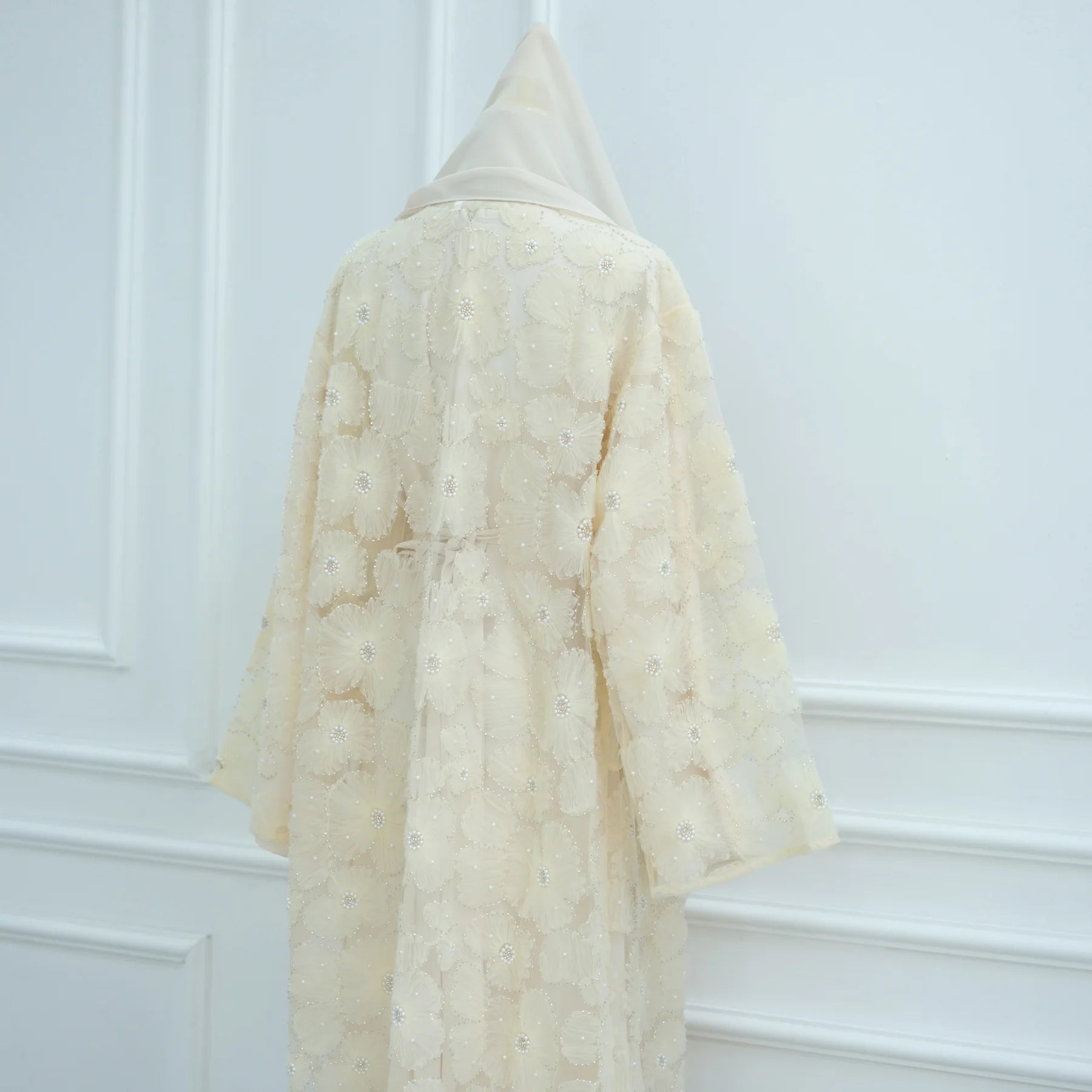 Flower Abaya Muslim Cardigan