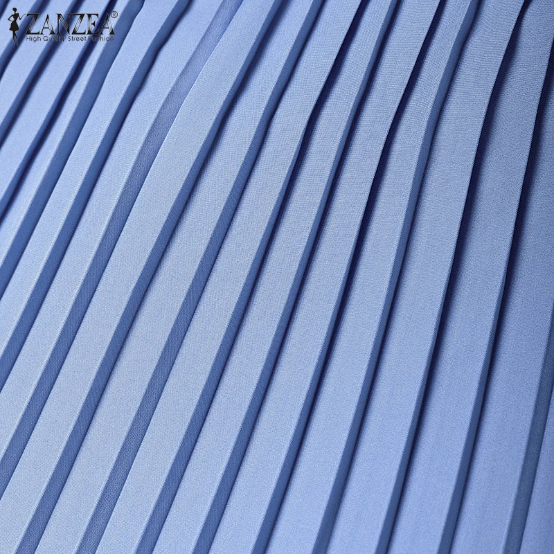 Sundress Patchwork Abaya Robe Femme