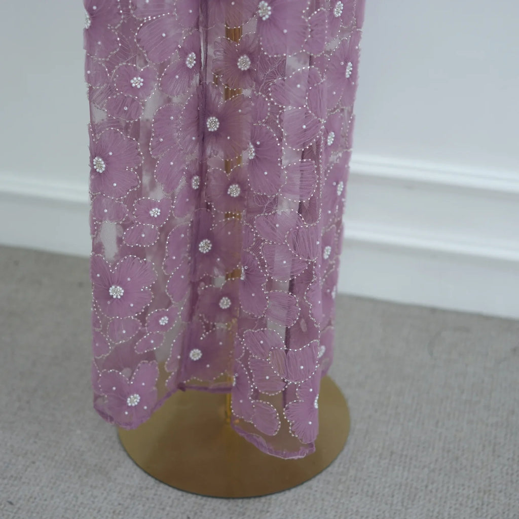 Flower Abaya Muslim Cardigan